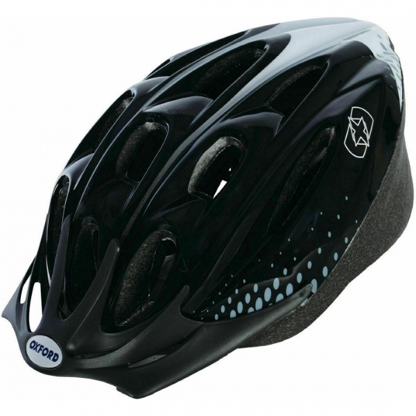 Oxford F15 bike helmet - Black/White